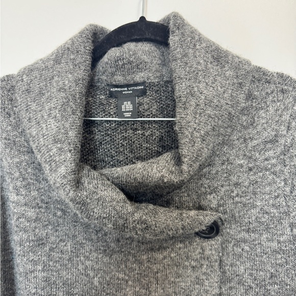 Adrienne Vittadini Knit Sweater Gray - Picture 10 of 11